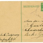Briefkaart uit Westerbork van Jakob