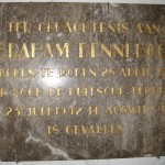 gedenksteen van familie Denneboom