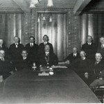 Staand vierde van rechts Samuel Levie