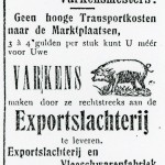 1921 exportslagerij van Dam