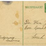 27 november 1942 geschreven in gemeentehuis Leek