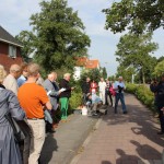 8-8-2017 Gunter Demnig legt Stolpersteine voor familie Van Dam Tolberterstraat