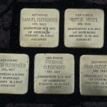 8 -8-2017 Gunter Demnig heeft Stolpersteine gelegd voor Oudgenoeg Schreiershoek