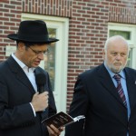 Rabbijn en spreker namens de werkgroep Stolpersteine Paul Tameling