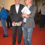 vlnr. Ronald Leopold en Ger van Klinken bij de opening